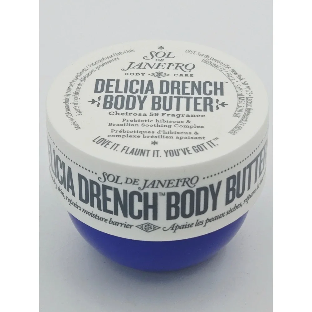 Sol de Janeiro Delicia Drench Body Butter Cheirosa 59 Fragrance 2.5oz 75ml Jar